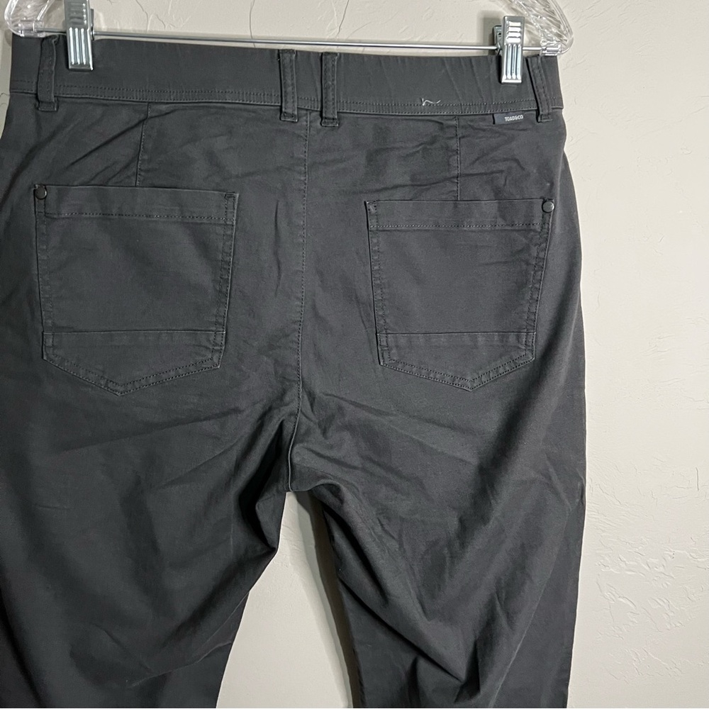 Toad&Co Earthworks Gray Organic Cotton Blend Straight Leg Utility Pants - Picture 10 of 12